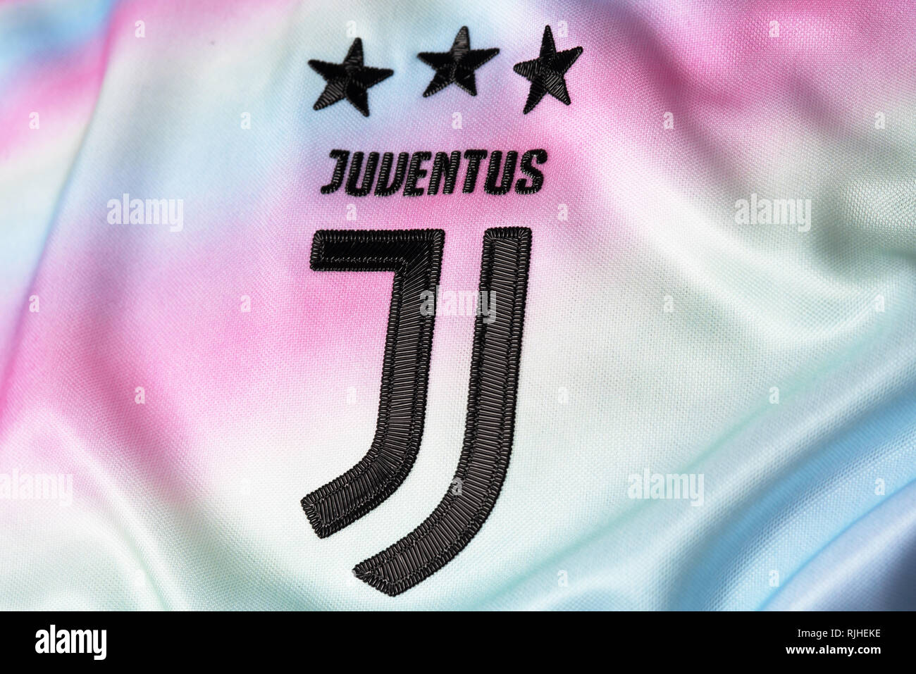 Juventus limited edition EA Sports Kit. Stockfoto