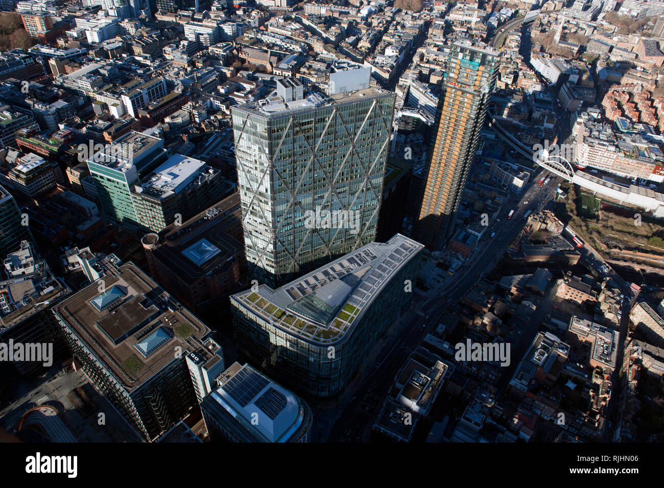 London City Aerials. Stockfoto