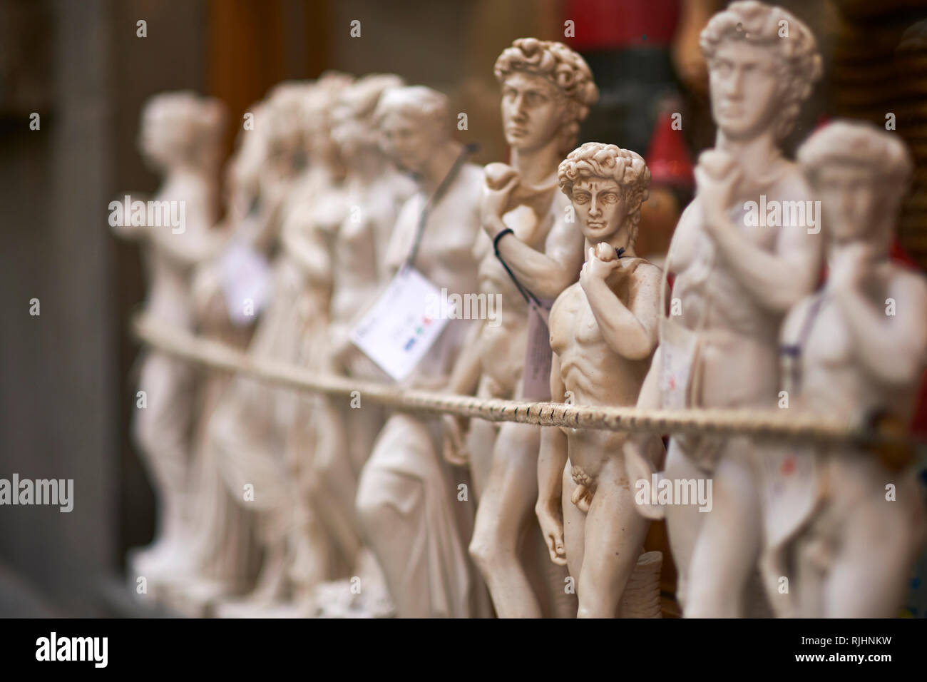 Skulpturen von David, Florenz, Italien Stockfoto