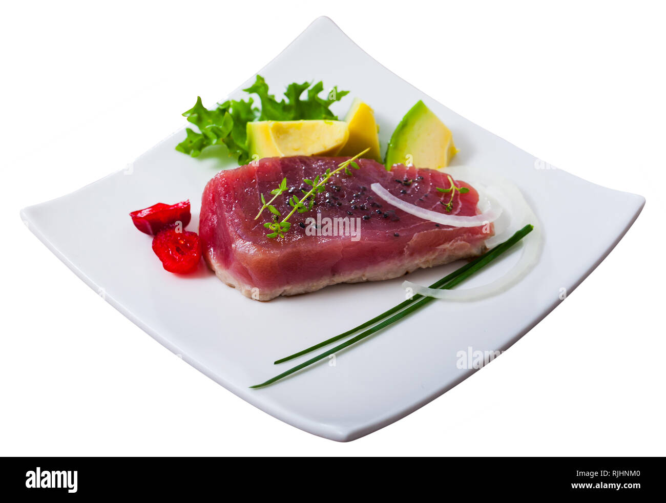 Getrockneter sesam auf dem teller Ausgeschnittene Stockfotos und ...