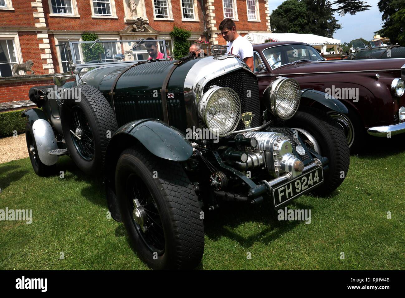 Ein 30er Bentley Blower. Supercars auf Anzeige an der Rattenfänger Appell Sommer zeigen, auf dem Gelände des Highnam Gericht gehalten, in der Nähe von Gloucester. 10. Juni 2 Stockfoto