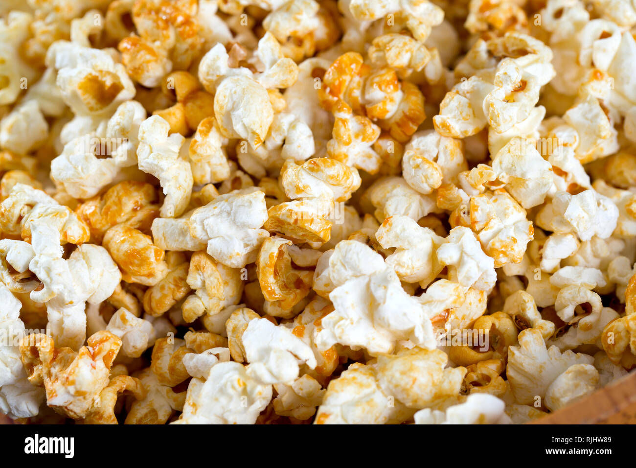 Süßes Popcorn Stockfoto