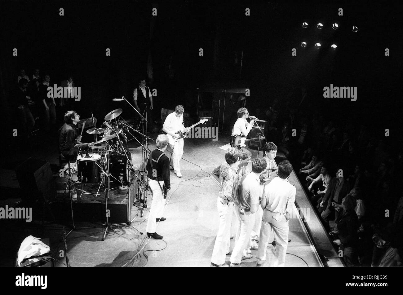 Bijou Gruppe Konzert in 1978 Stockfoto