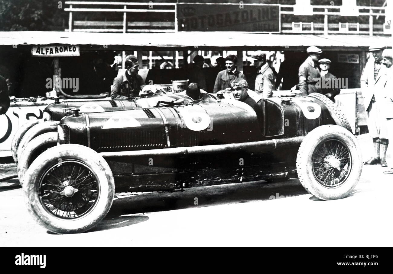 Ein Foto von einer Datei Auto Alfa Romeo. Vom 20. Jahrhundert Stockfoto