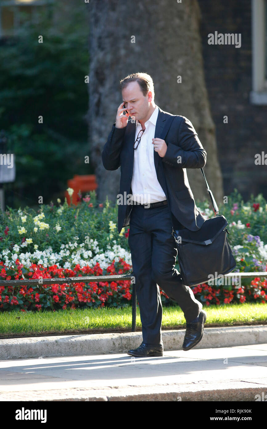 Craig Oliver in der Downing Street in London am 3. September 2013. Stockfoto