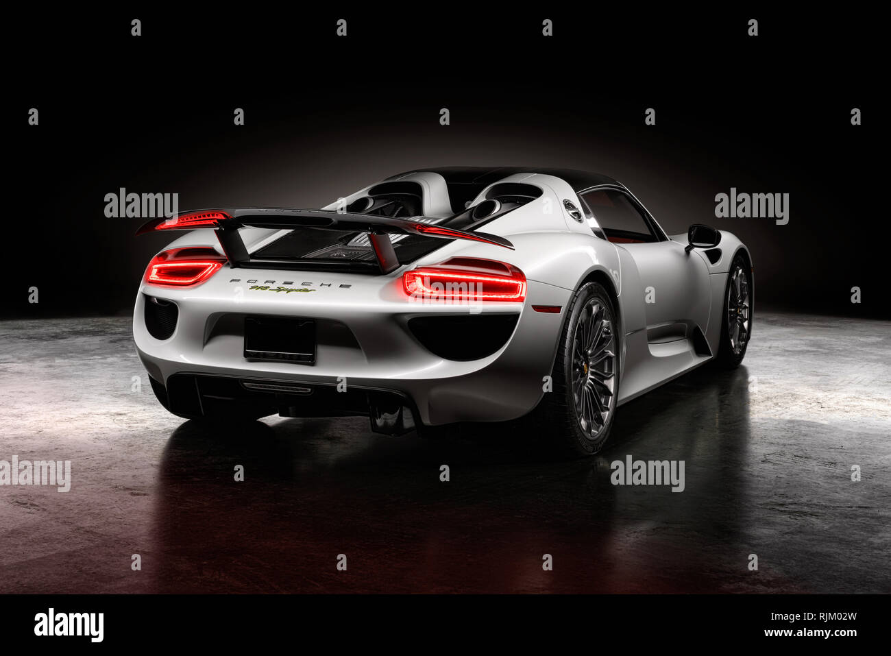 Porsche 918 Spyder Stockfoto