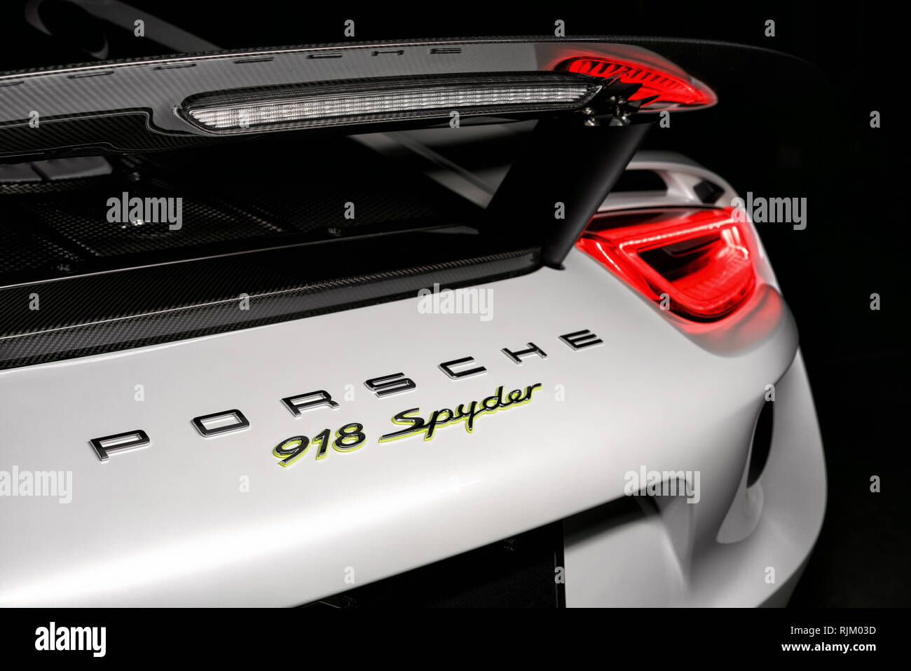 Porsche 918 Spyder Stockfoto
