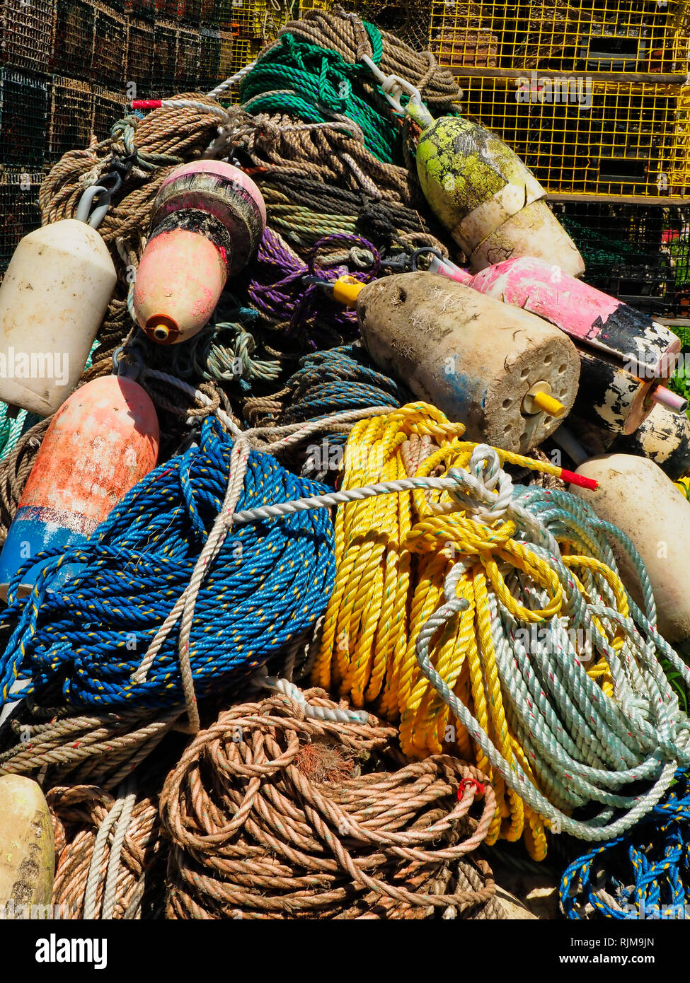 Hafen, Islesford, wenig Cranberry Island, Maine, USA Stockfoto