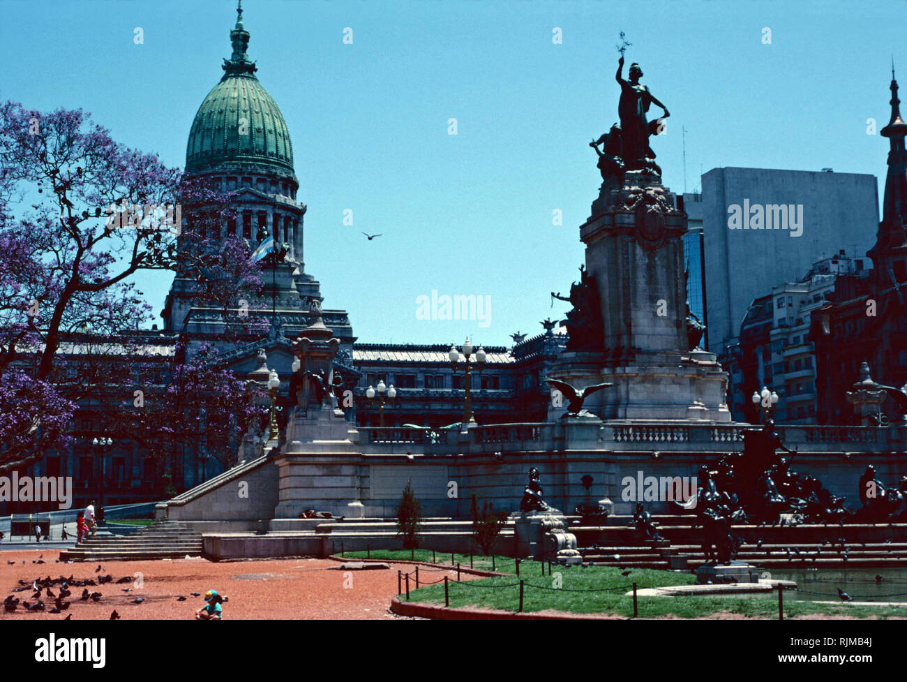 Argentinischen Nationalkongress, Buenos Aires Stockfoto