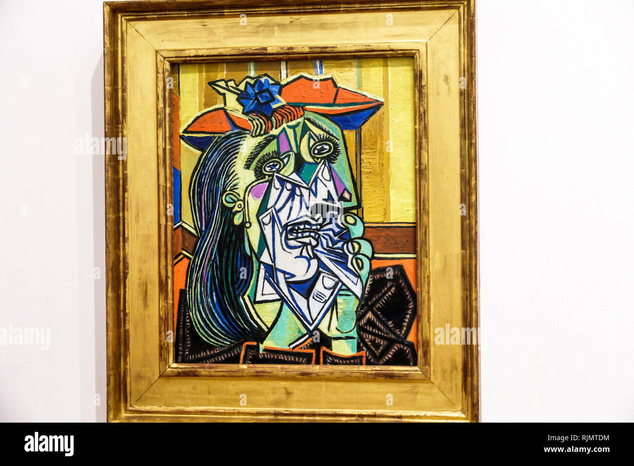 Picasso Die Weinende Frau Stockfotos Und Bilder Kaufen Alamy