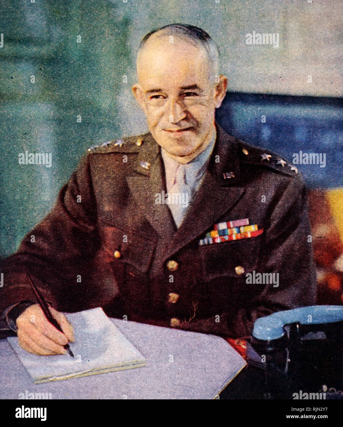 General Omar Nelson Bradley (1893-1981), Offizier der United