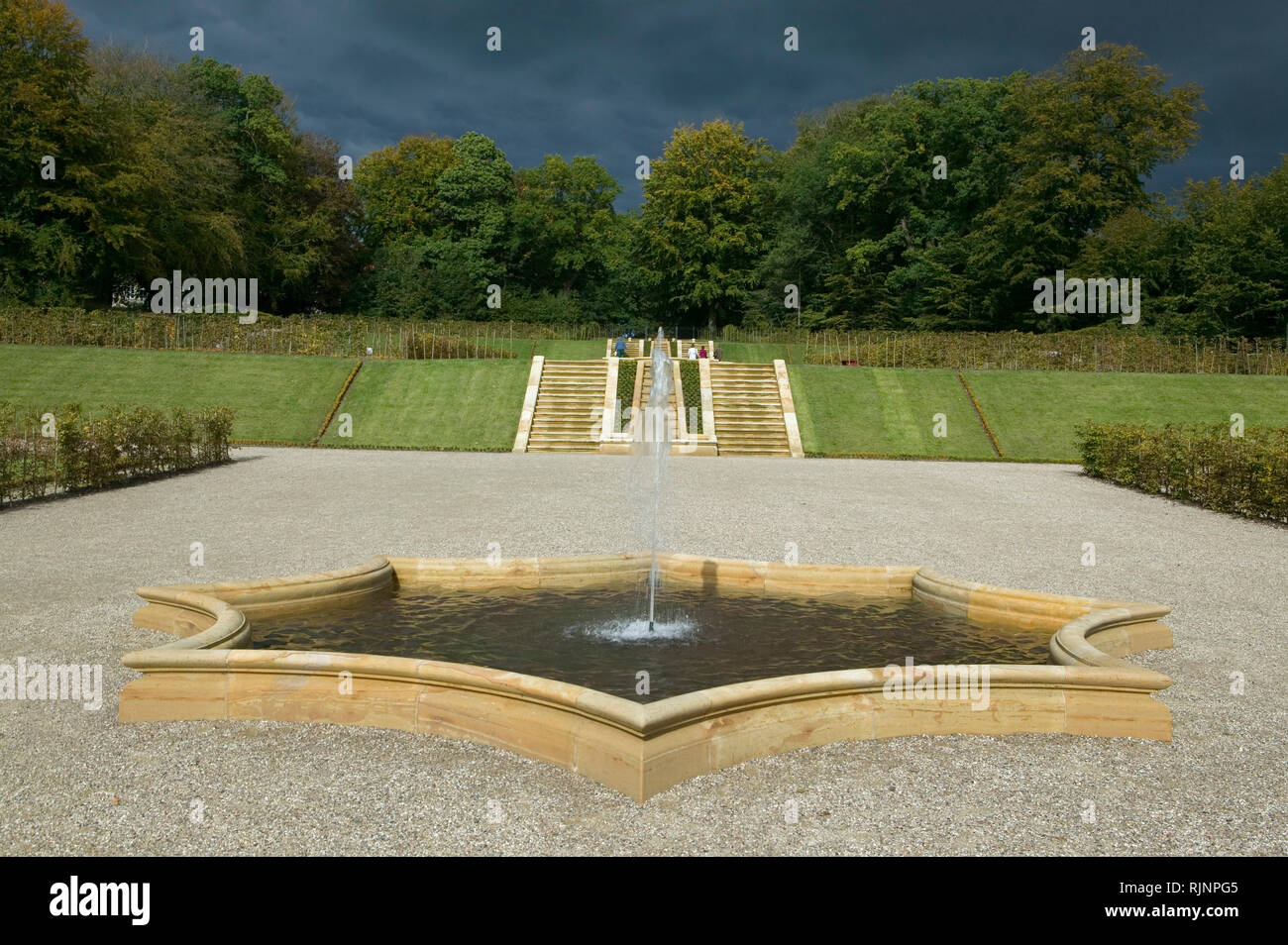 Schloss Gottorf, Neuwerkgarten, den Schlossgarten, Schleswig, Schleswig-Holstein, Deutschland, Europa Stockfoto