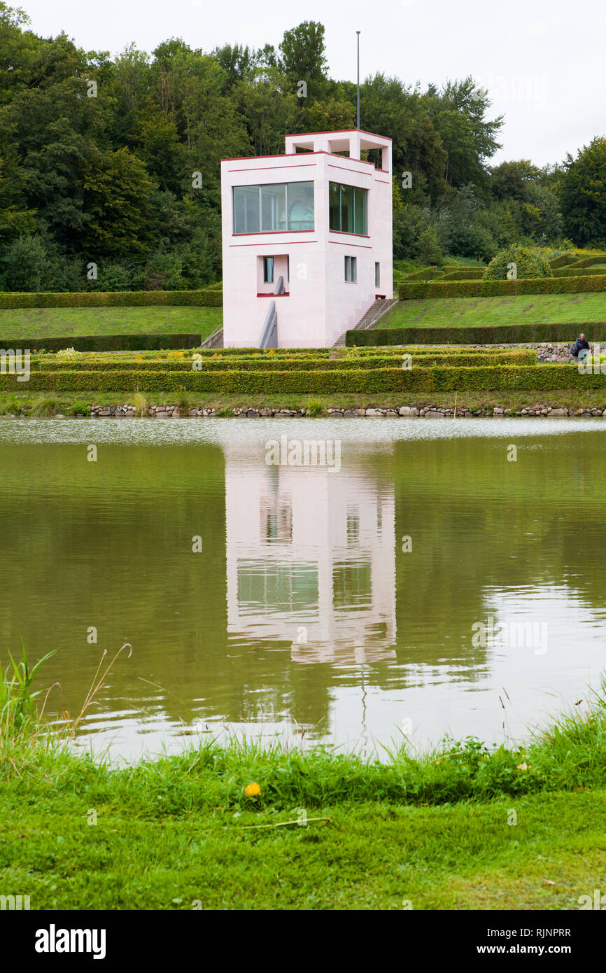 Hercules Teich mit der Globe House, Schloss Gottorf, Schlosspark