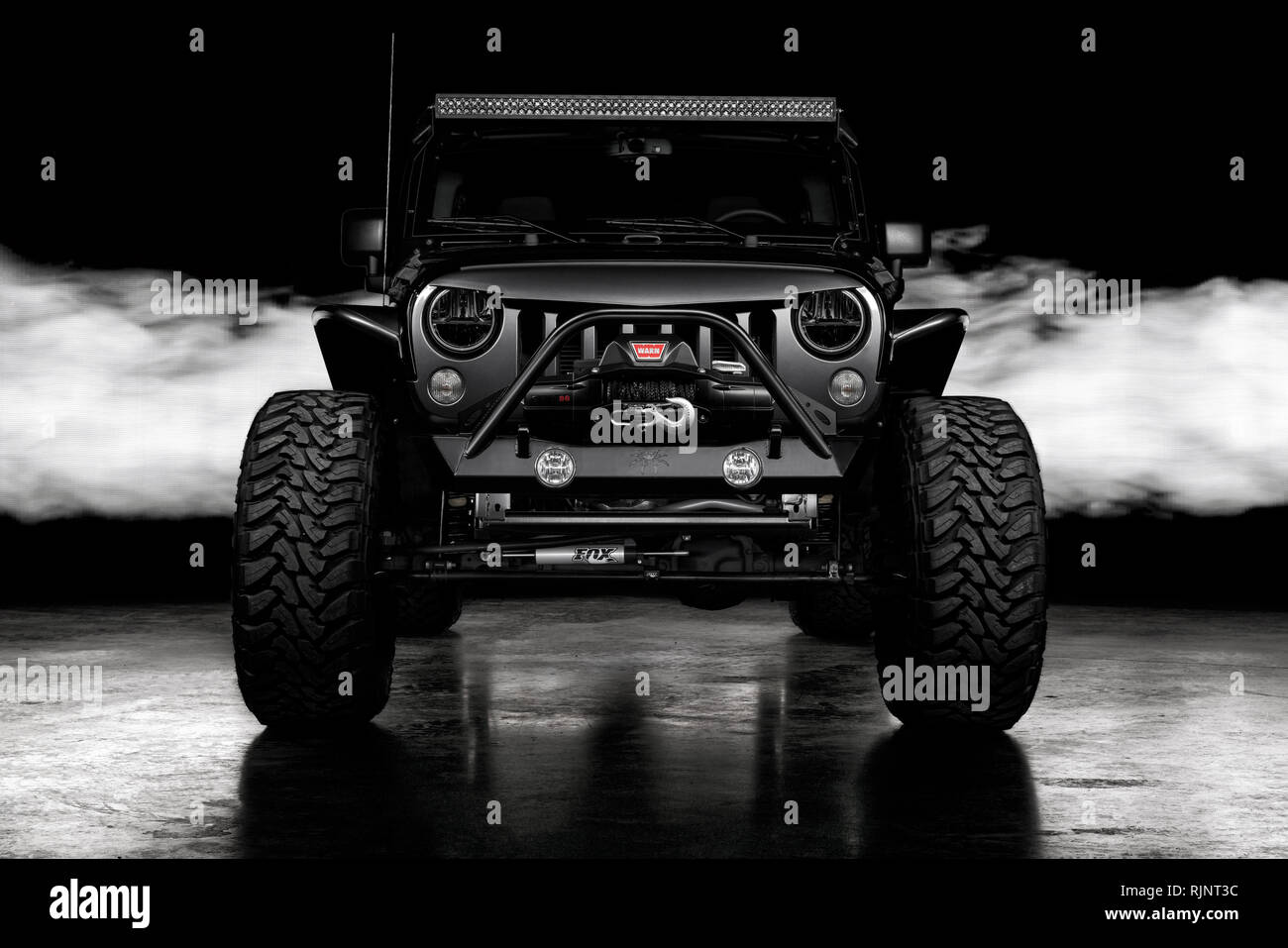 JeepWrangler Stockfoto