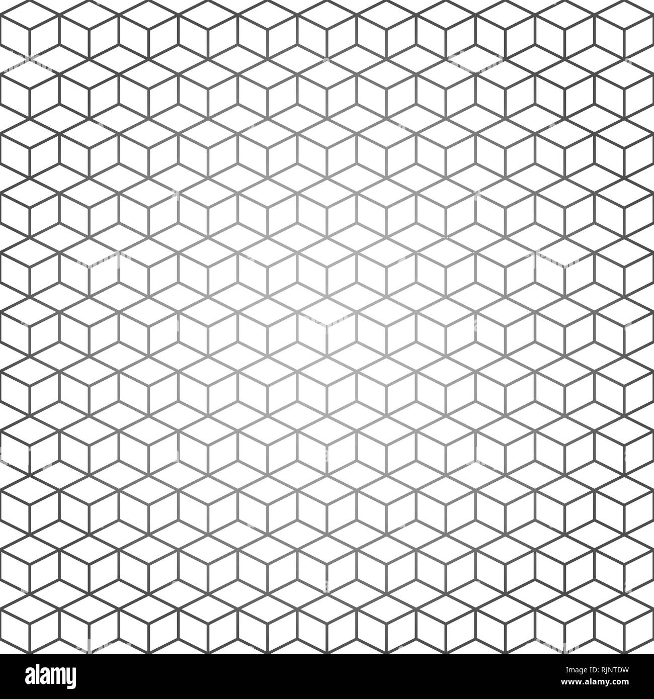 Nahtlose geometrischen Gradienten Hintergrund. Textur mit Rhombus und Knoten. Stock Vektor