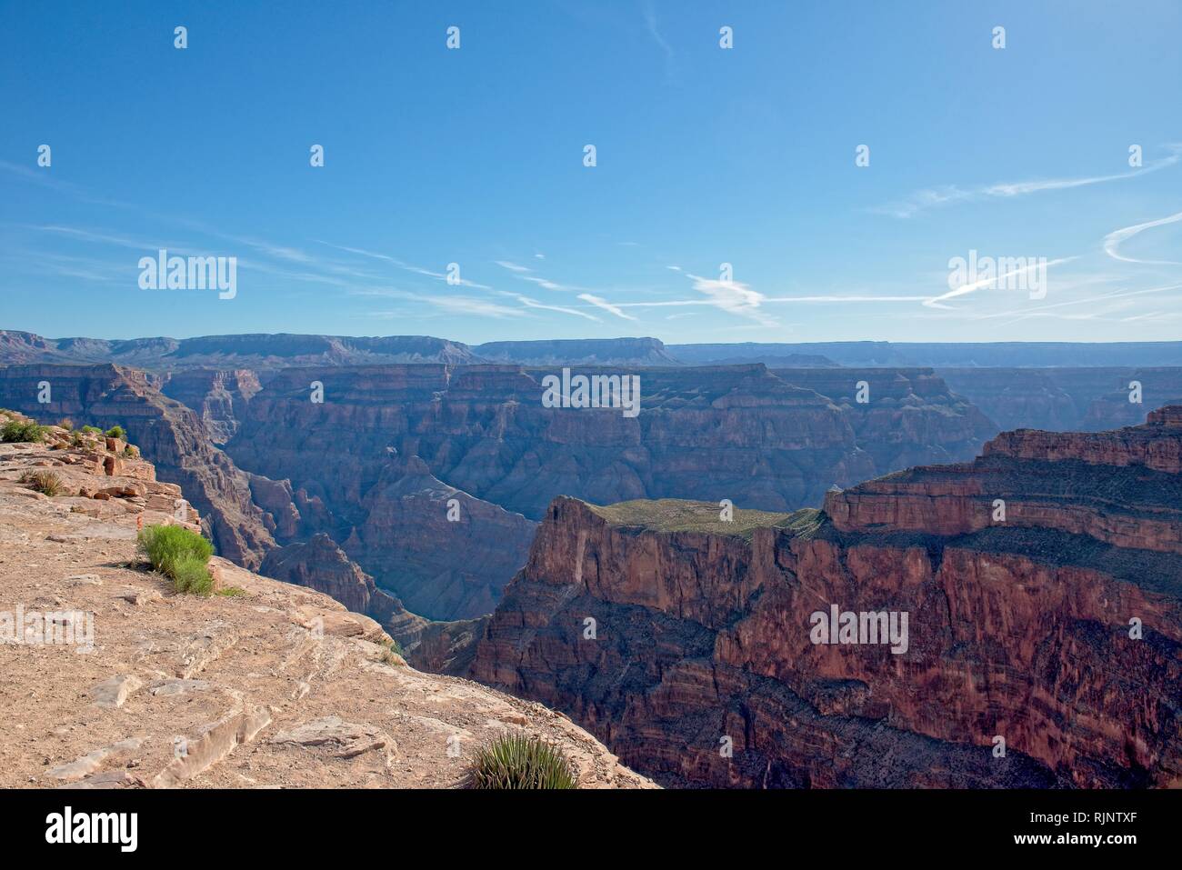 Einen majestätischen Blick auf den Grand Canyon South Rim Stockfoto