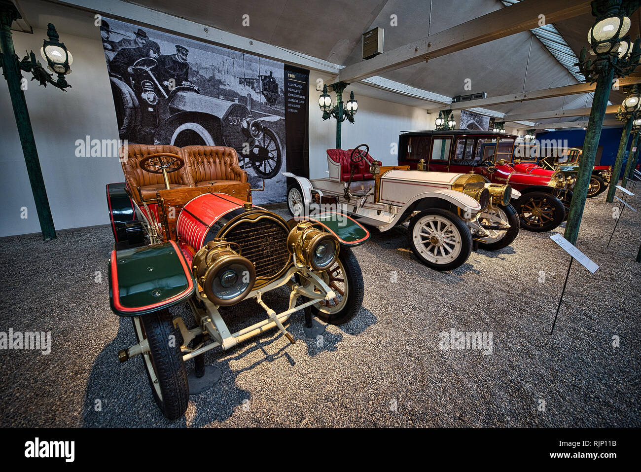 Oldtimer Autos Automobilmuseum Mulhouse Frankreich Stockfoto