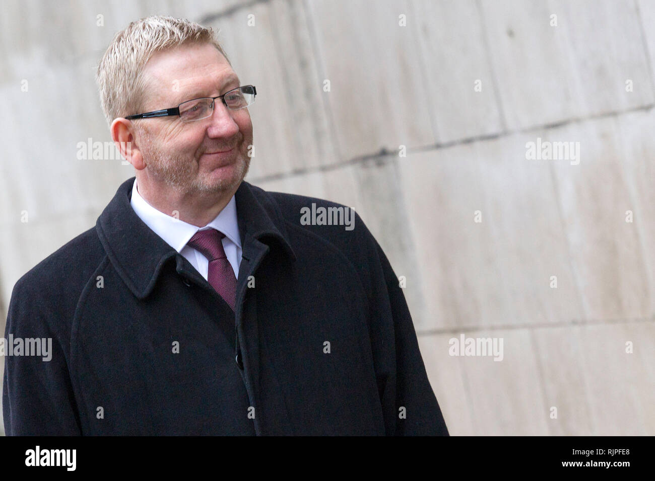 Len McCluskey vereinen die Union in Westminster, London, auf, den 7. März 2013. Stockfoto