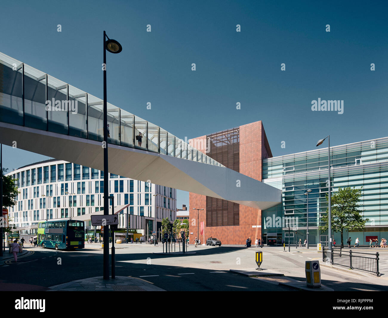 Paradies Straße Austausch an der Liverpool One Shopping Centre, Liverpool, Großbritannien Stockfoto