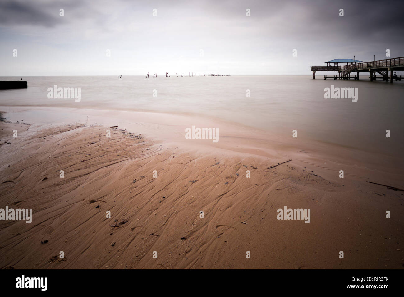 Ostufer der Mobile Bay in Daphne, Alabama, USA Stockfoto