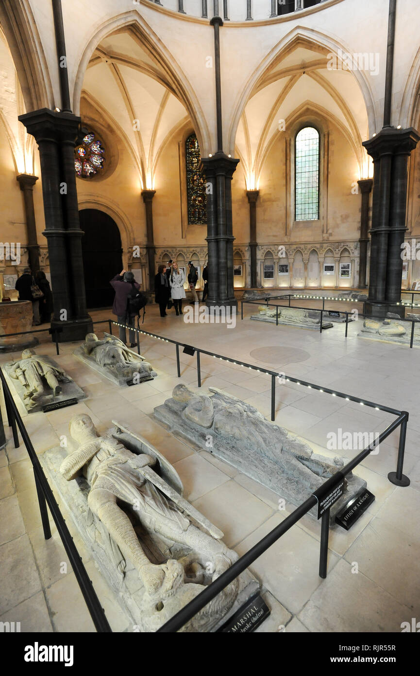 Romanischen Tempel Kirche Erbaut 1185 durch Ritter Templer von Dan Brown's 2003 meistverkauften Roman The Da Vinci Code und den Film mit Tom Hanks. Stockfoto