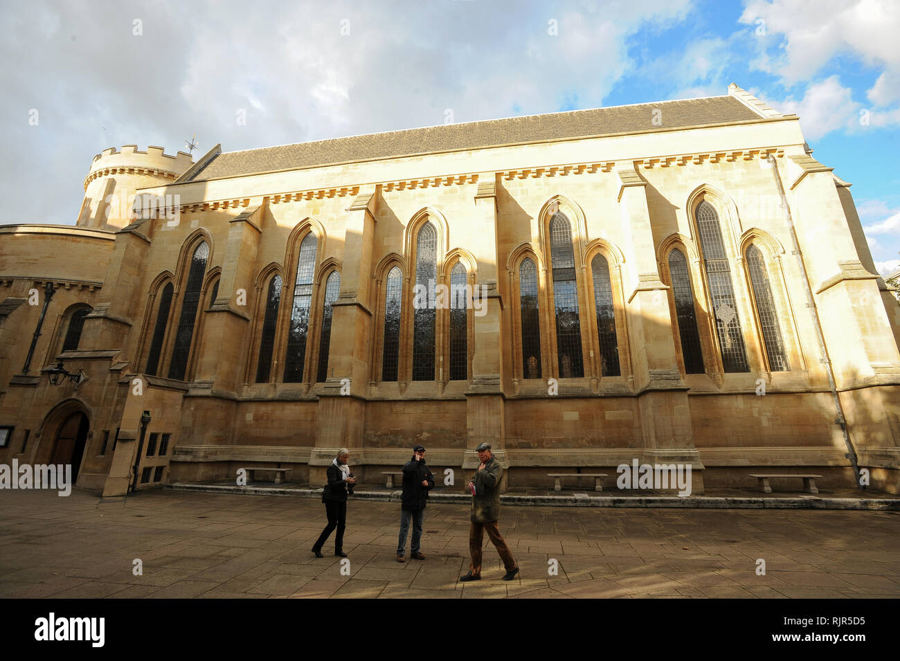 Gotische Kirche mit romanischen Tempel Ritter Templer von Dan Brown's 2003 best-selling Roman The Da Vinci Code und den Film mit Tom Hanks. Stockfoto
