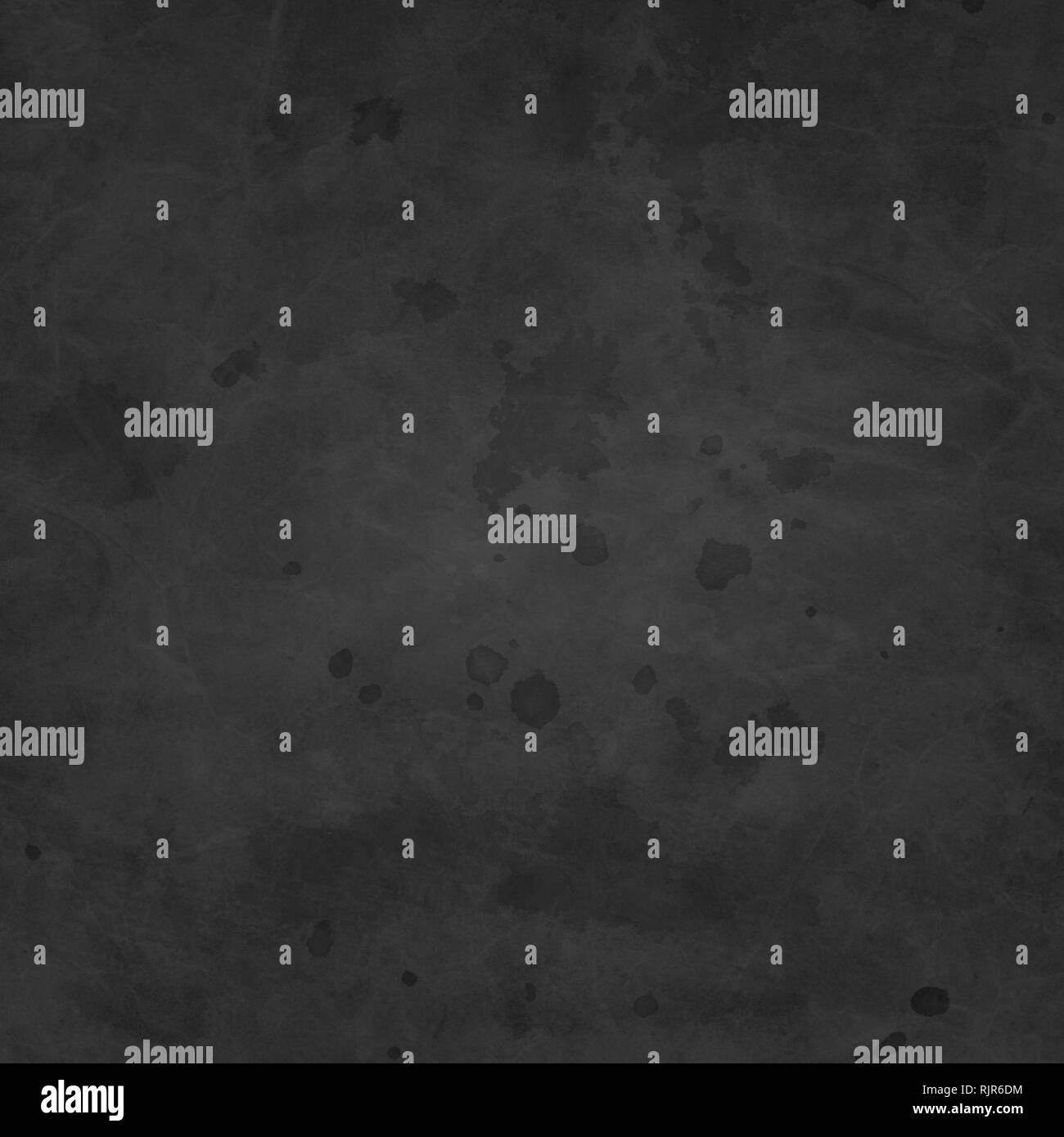 Dunklen schwarzen Hintergrund. Alte Farbe tropft und Flecken auf alten schwarzen Hintergrund in Vintage grunge Textur Design. Stockfoto