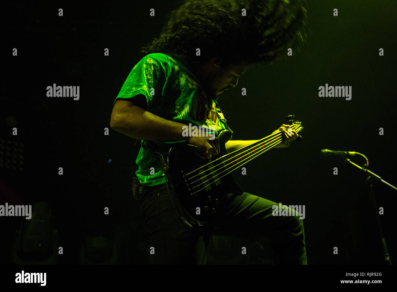 Fragen live bei o2 Victoria Warehouse Februar 2019 Stockfoto