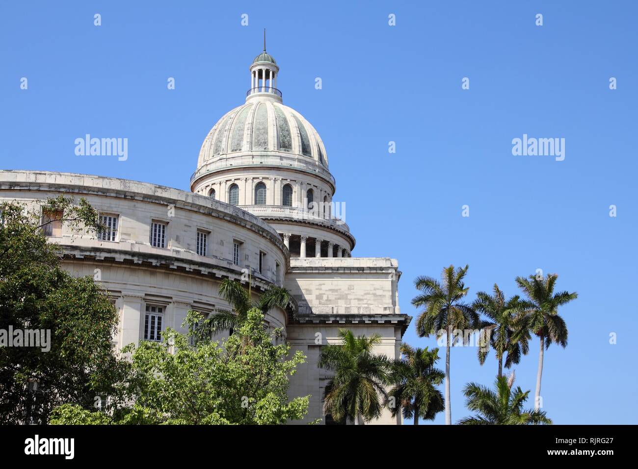 Havanna, Kuba - Regierung Architektur. Berühmten National Capitol (Capitolio Nacional) Gebäude. Stockfoto