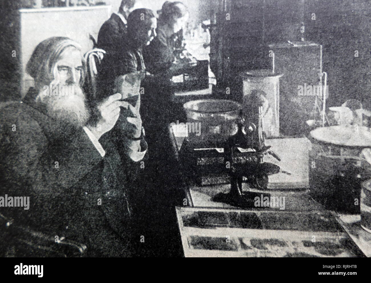 Wladimir Michailowitsch Bechterew (1857-1927) russischer Neurologe und der Vater von objektiven Psychologie. Er ist am besten für die Rolle des Hippocampus im Speicher bekannt, seine Studie von Reflexen, und Morbus Bechterew. Darüber hinaus ist er für seine Konkurrenz mit Ivan Pavlov in Bezug auf die Studie der bedingten Reflexe bekannt. Stockfoto