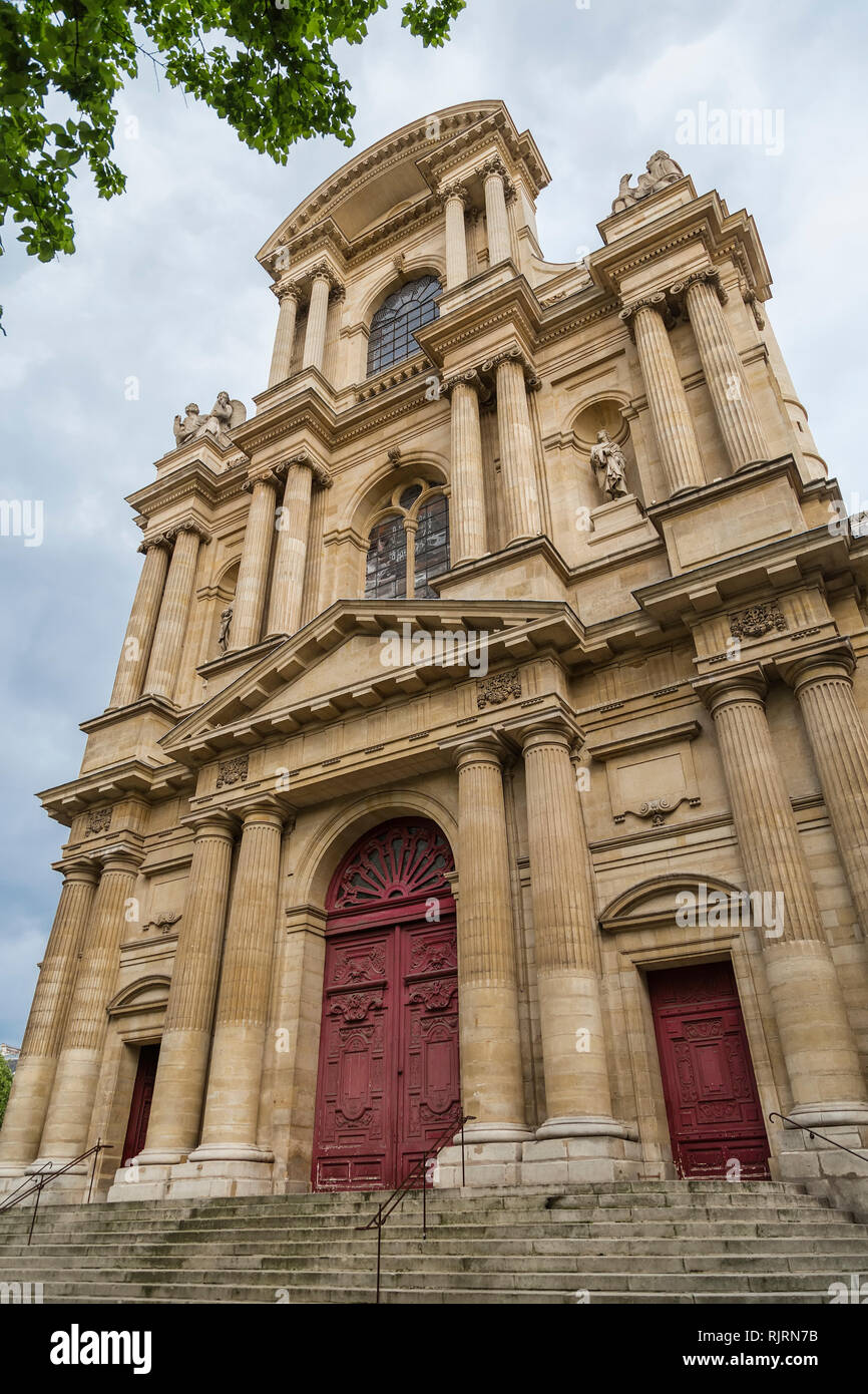 Kirche der Heiligen Gervasius und Protasius auch bekannt als Saint-Gervais. Paris. Frankreich Stockfoto