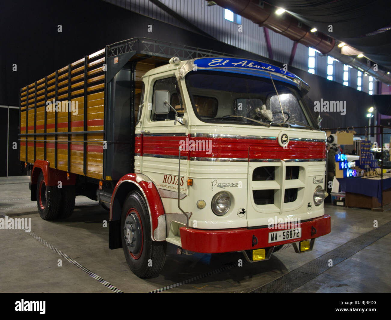 1966 Pegaso Comet. Retro Málaga 2019. Spanien. Stockfoto