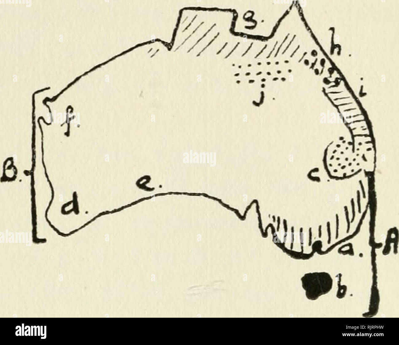 . Australische vogel Karten. Vögel - Australien. 44 australische VOGEL KARTEN. Karte 18 Rosella Gruppe der Papageien. Das ist ein weiß-Rosellas (östliche Darstellung): a. Der Rosella (Platycercus eximius). b. Tasmanische Rasse" ein." C. Darling Downs "Rasse" ein." B - Gelb ist Rosellas (Westliche Vertreter-). d. Gelb ist Rosella (S. icterotis). c. Dundas Rennen der d.w. Red mantled Rennen von d. C-Blau ist Papageien: g. Blau ist Parrot (S. cyanogenys). h. Cooktown Rennen der g. Ich. Südlich des Blauen ist oder blasse vorangegangen Papagei, j. Blass rumped Rasse von g (durch heiße trockene im fluence).. Stockfoto