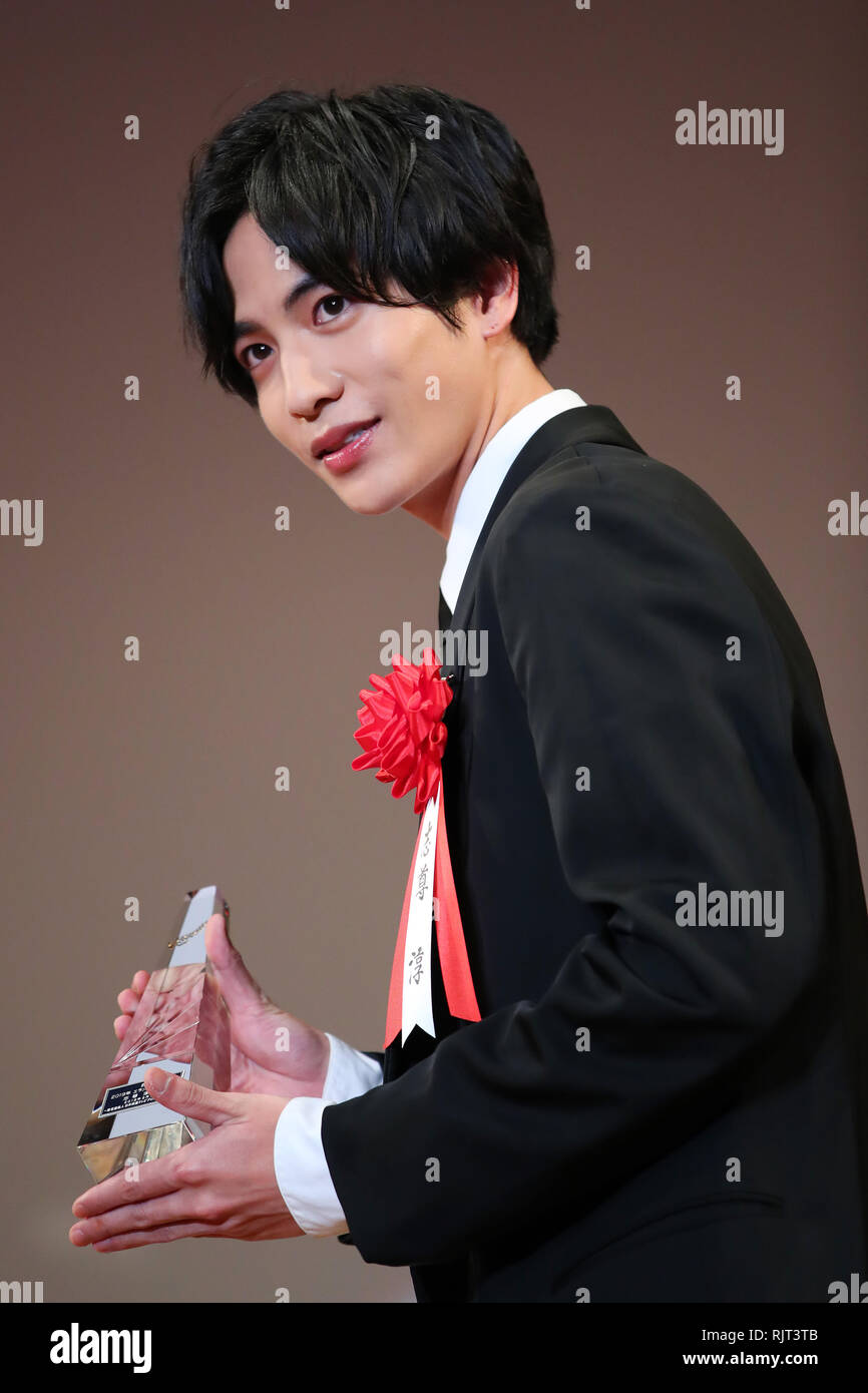 Jun Shison, Feb 7, 2019: Die 43. Bavaria d'oder Preisverleihung in Tokio, Japan, am 7. Februar 2019. Credit: Yutaka/LBA/Alamy leben Nachrichten Stockfoto