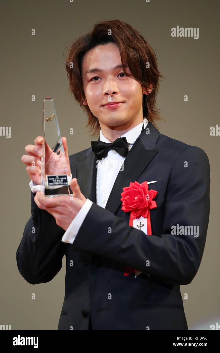 Tomoya Nakamura, Feb 7, 2019: Die 43. Bavaria d'oder Preisverleihung in Tokio, Japan, am 7. Februar 2019. Credit: Yutaka/LBA/Alamy leben Nachrichten Stockfoto