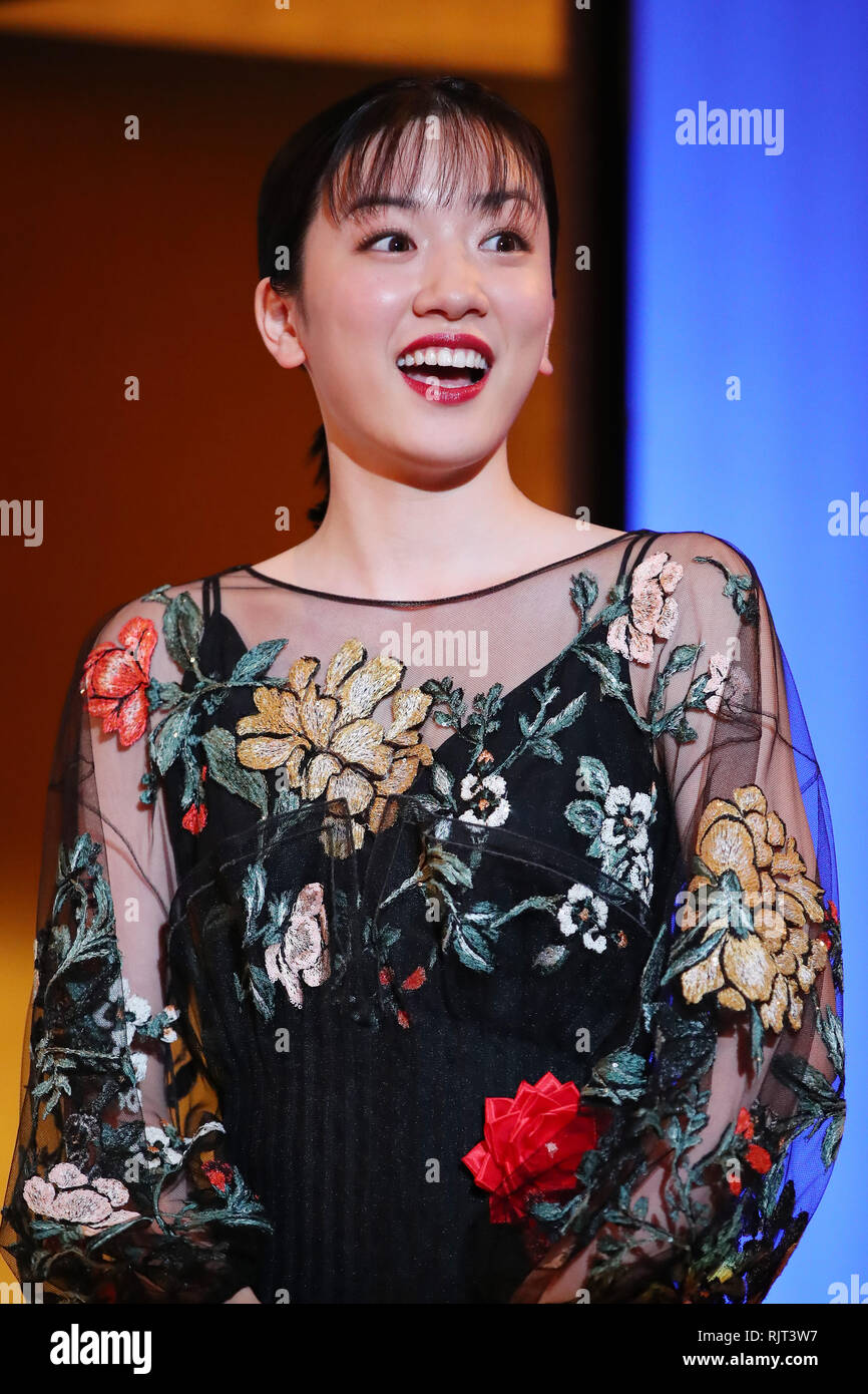 Mei Nagano, Feb 7, 2019: Die 43. Bavaria d'oder Preisverleihung in Tokio, Japan, am 7. Februar 2019. Credit: Yutaka/LBA/Alamy leben Nachrichten Stockfoto