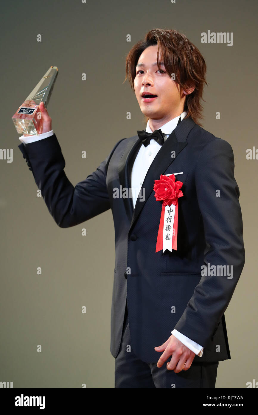 Tomoya Nakamura, Feb 7, 2019: Die 43. Bavaria d'oder Preisverleihung in Tokio, Japan, am 7. Februar 2019. Credit: Yutaka/LBA/Alamy leben Nachrichten Stockfoto
