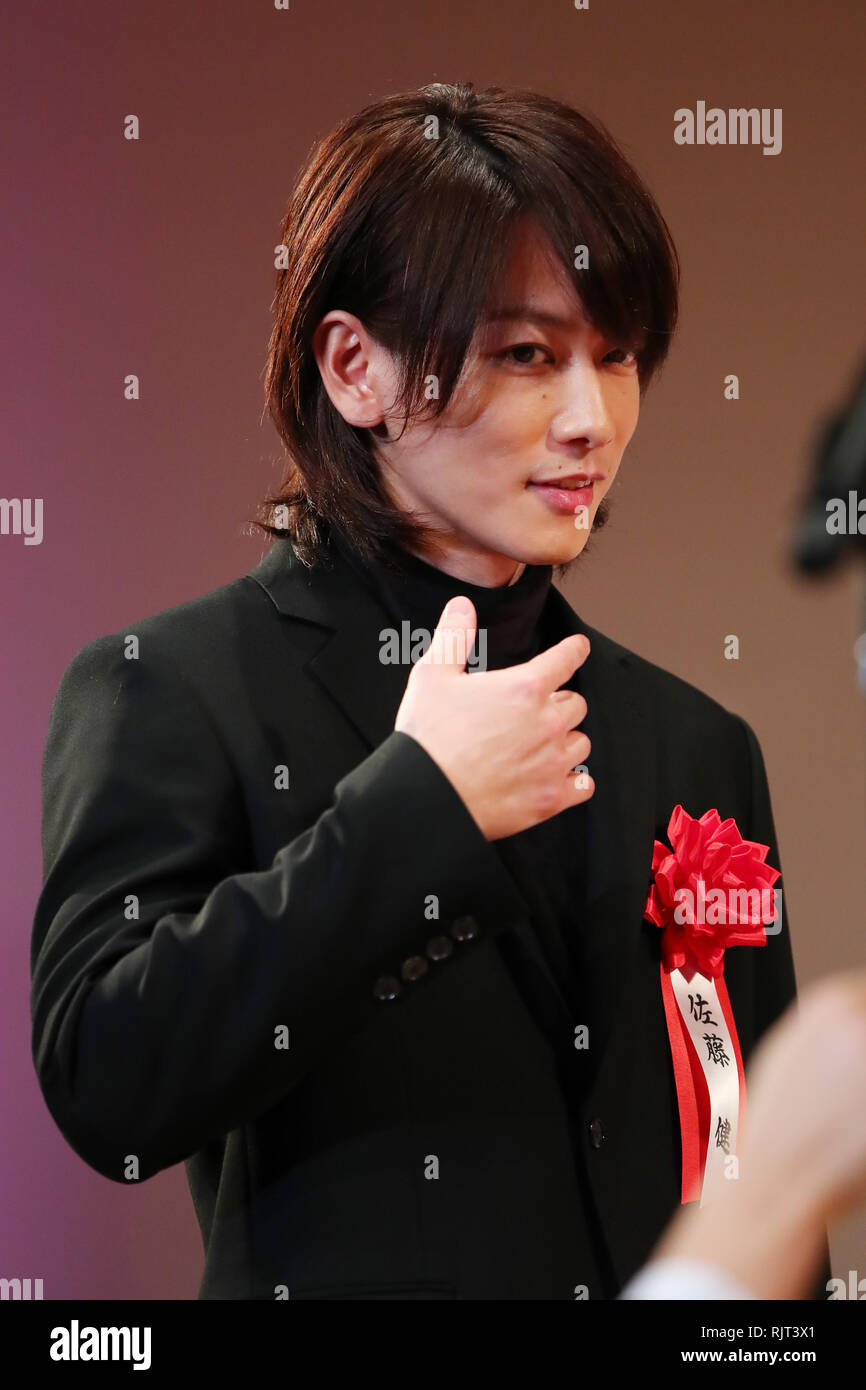 Takeru Sato, Feb 7, 2019: Die 43. Bavaria d'oder Preisverleihung in Tokio, Japan, am 7. Februar 2019. Credit: Yutaka/LBA/Alamy leben Nachrichten Stockfoto