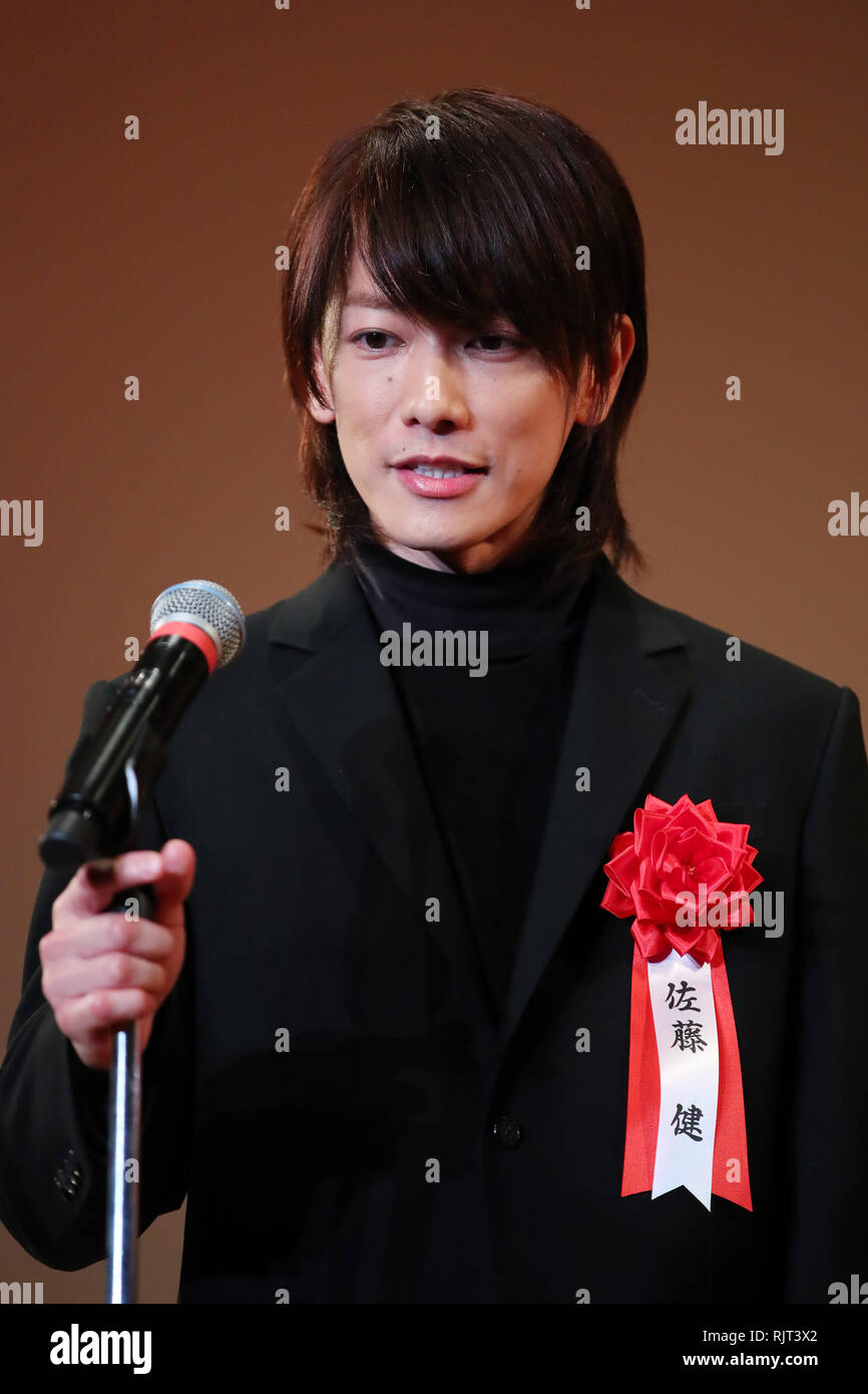 Takeru Sato, Feb 7, 2019: Die 43. Bavaria d'oder Preisverleihung in Tokio, Japan, am 7. Februar 2019. Credit: Yutaka/LBA/Alamy leben Nachrichten Stockfoto