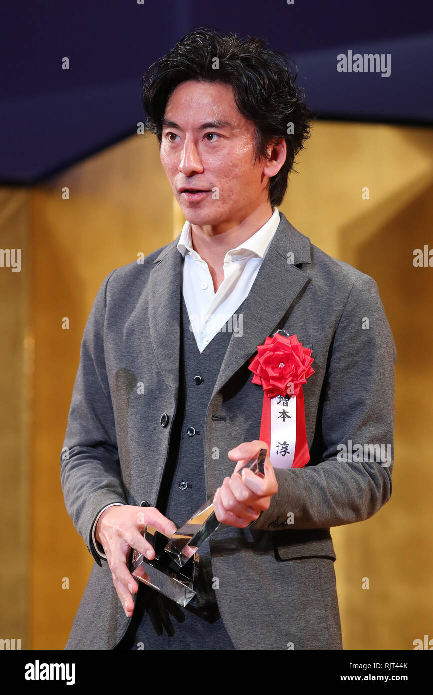 Jun Masumoto, Feb 7, 2019: Die 43. Bavaria d'oder Preisverleihung in Tokio, Japan, am 7. Februar 2019. Credit: Yutaka/LBA/Alamy leben Nachrichten Stockfoto