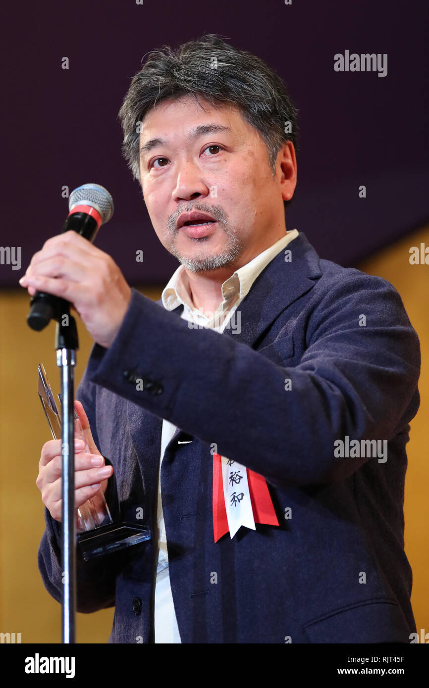 Hirokazu Koreeda, Feb 7, 2019: Die 43. Bavaria d'oder Preisverleihung in Tokio, Japan, am 7. Februar 2019. Credit: Yutaka/LBA/Alamy leben Nachrichten Stockfoto