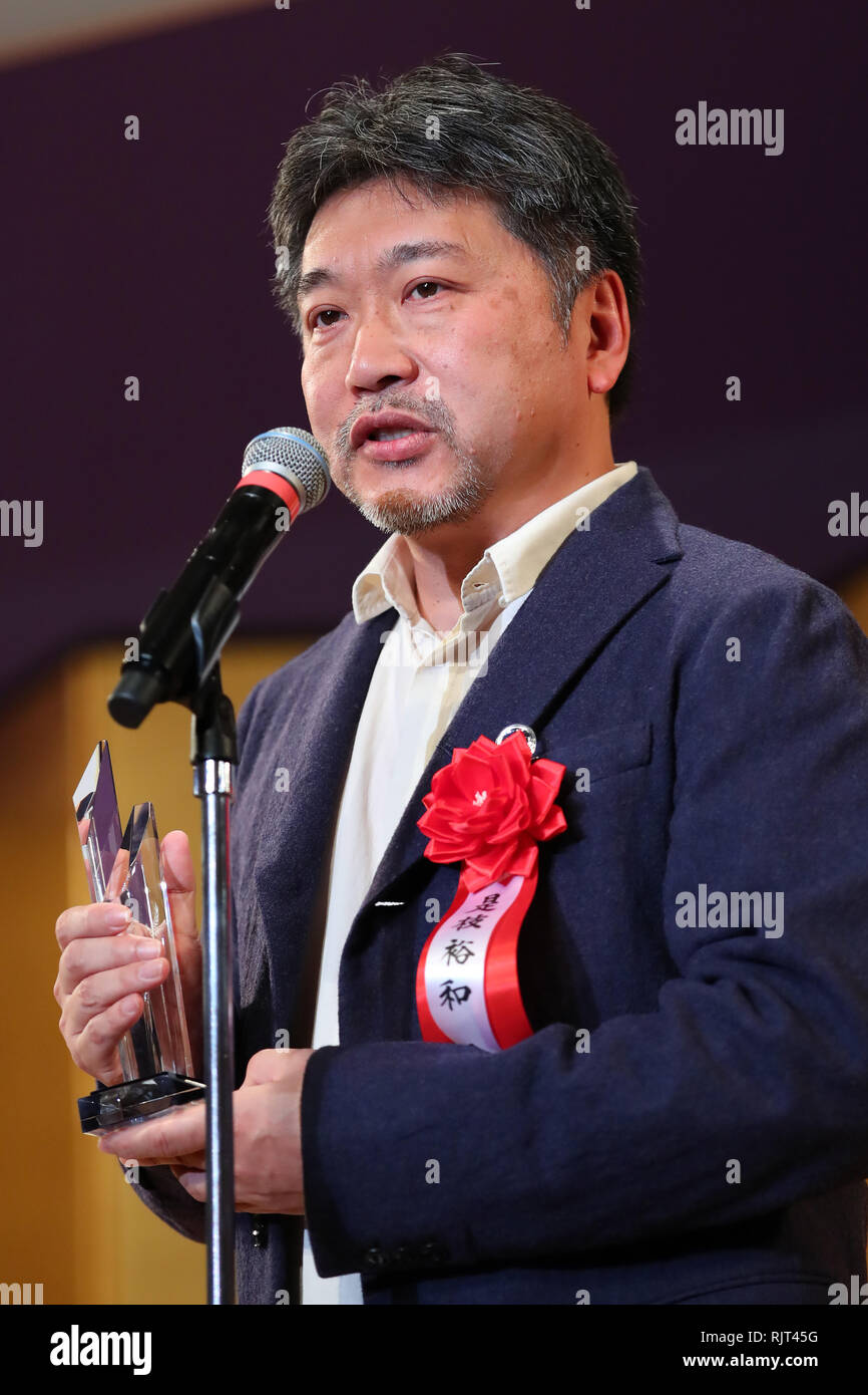 Hirokazu Koreeda, Feb 7, 2019: Die 43. Bavaria d'oder Preisverleihung in Tokio, Japan, am 7. Februar 2019. Credit: Yutaka/LBA/Alamy leben Nachrichten Stockfoto