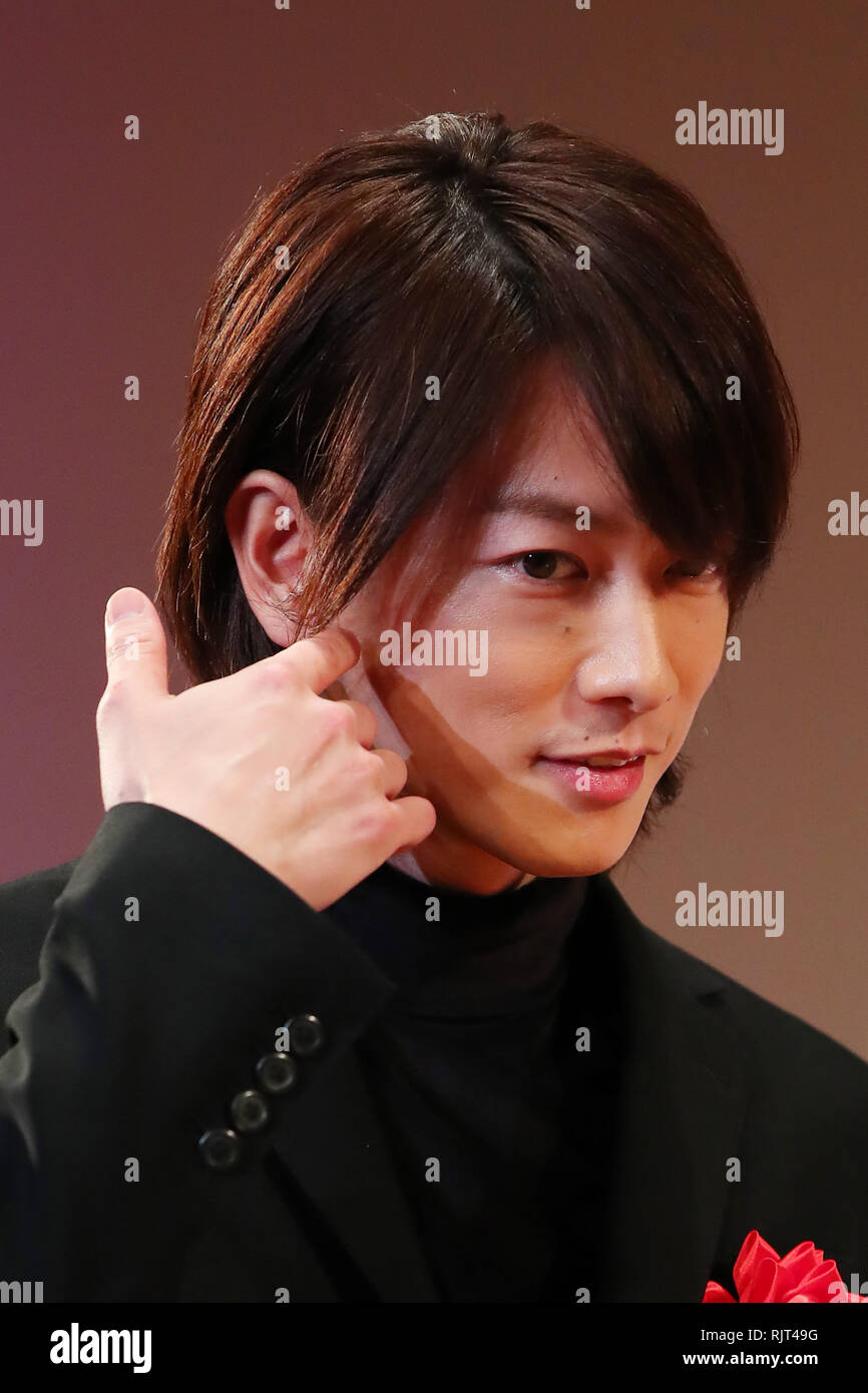 Takeru Sato, Feb 7, 2019: Die 43. Bavaria d'oder Preisverleihung in Tokio, Japan, am 7. Februar 2019. Credit: Yutaka/LBA/Alamy leben Nachrichten Stockfoto