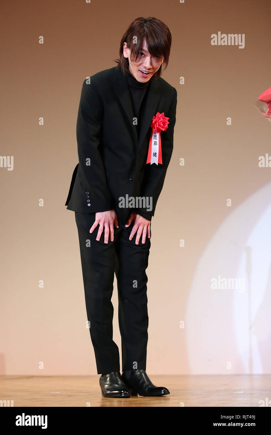 Takeru Sato, Feb 7, 2019: Die 43. Bavaria d'oder Preisverleihung in Tokio, Japan, am 7. Februar 2019. Credit: Yutaka/LBA/Alamy leben Nachrichten Stockfoto