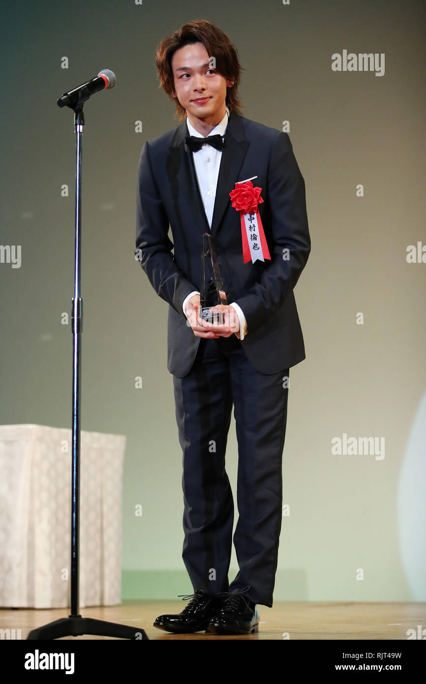 Tomoya Nakamura, Feb 7, 2019: Die 43. Bavaria d'oder Preisverleihung in Tokio, Japan, am 7. Februar 2019. Credit: Yutaka/LBA/Alamy leben Nachrichten Stockfoto