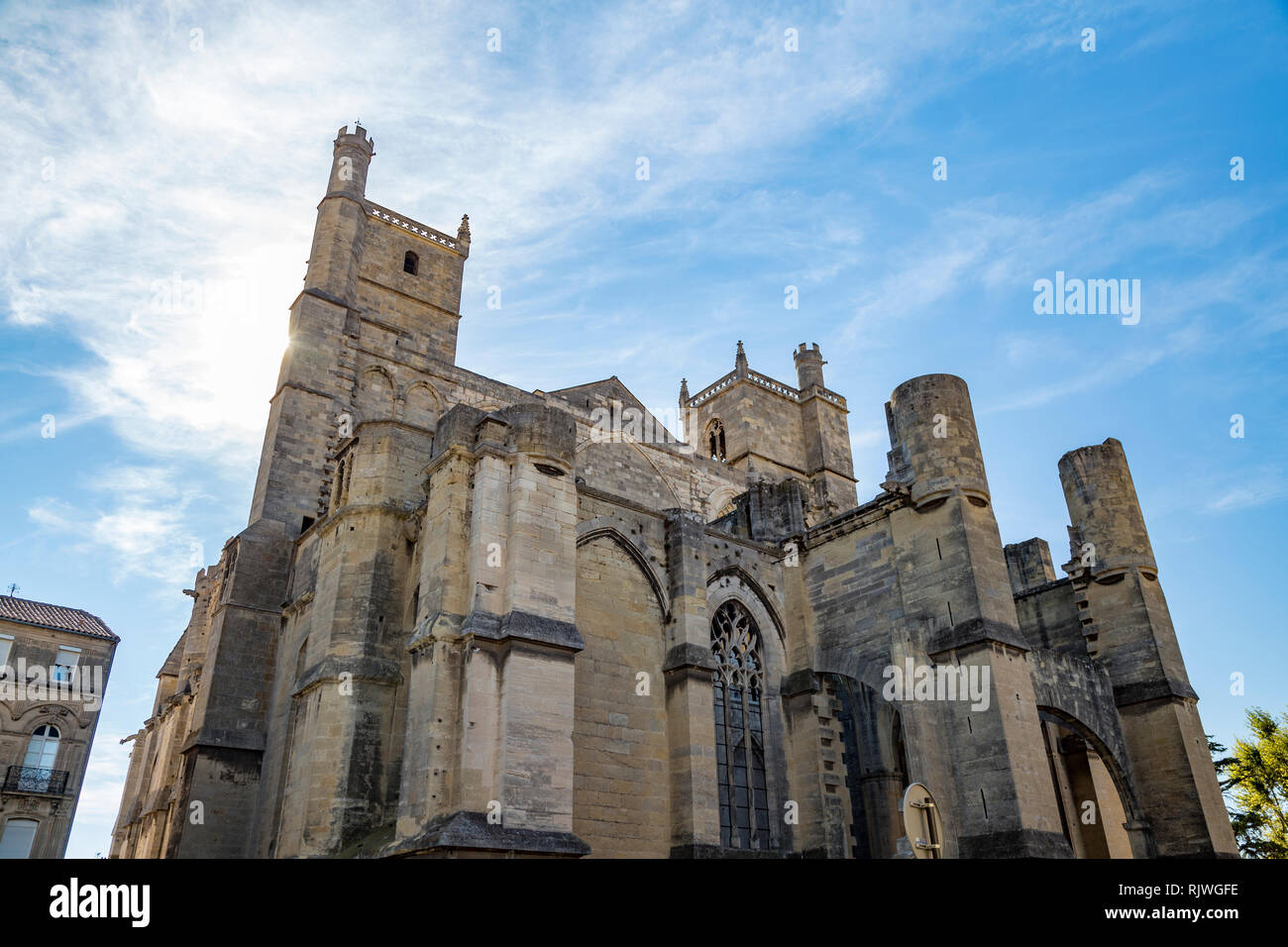 Kathedrale Saint-Just-et-Saint-Pasteur in Narbonne, Frankreich Stockfoto