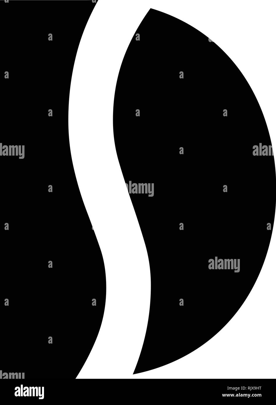 DS-Logo Vektor. Schwarz auf weißem Hintergrund. SD-Logo Design. D&S Logo Stock Vektor