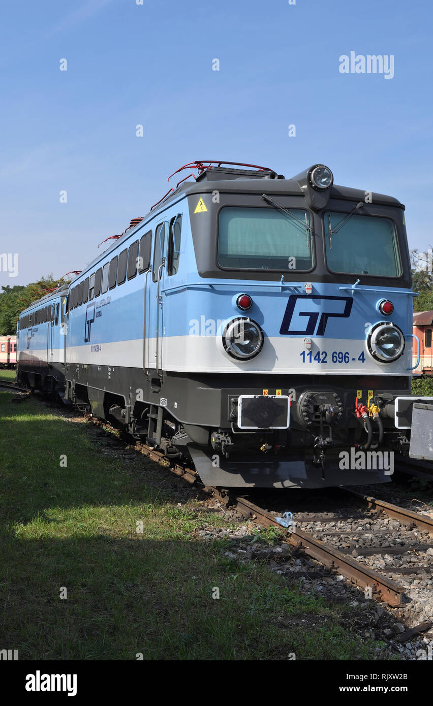 Klasse 1142; elektrische Lokomotive; Eisenbahnmuseum; das heizhaus  Strasshof;; Wien; Österreich Stockfotografie - Alamy