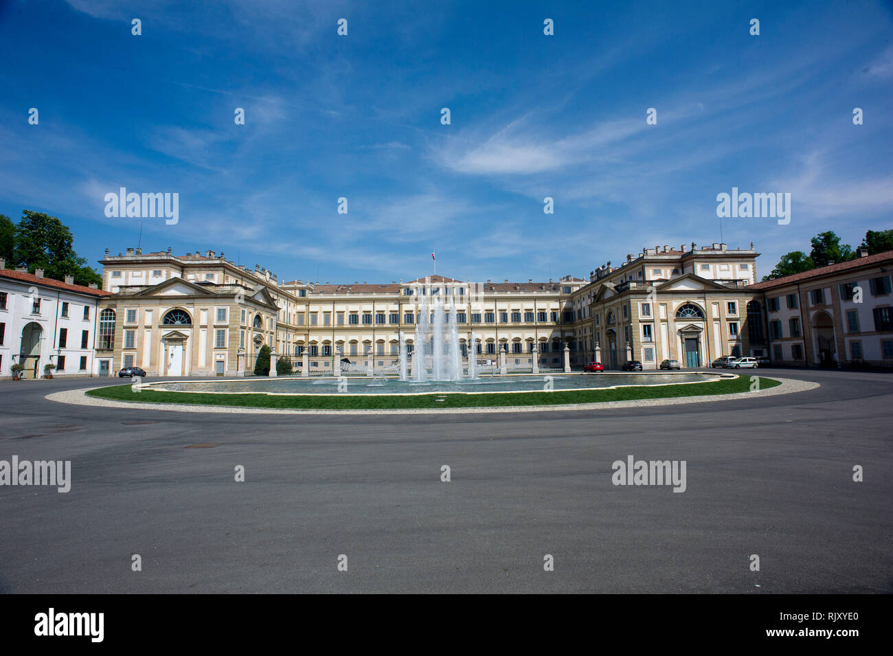 Savoy Haus, Villa Reale, Monza, Lombardei, Italien, Villa Reale neoklassizistischen Stil (Architekten Giuseppe Piermarini, 1773-80). Stockfoto