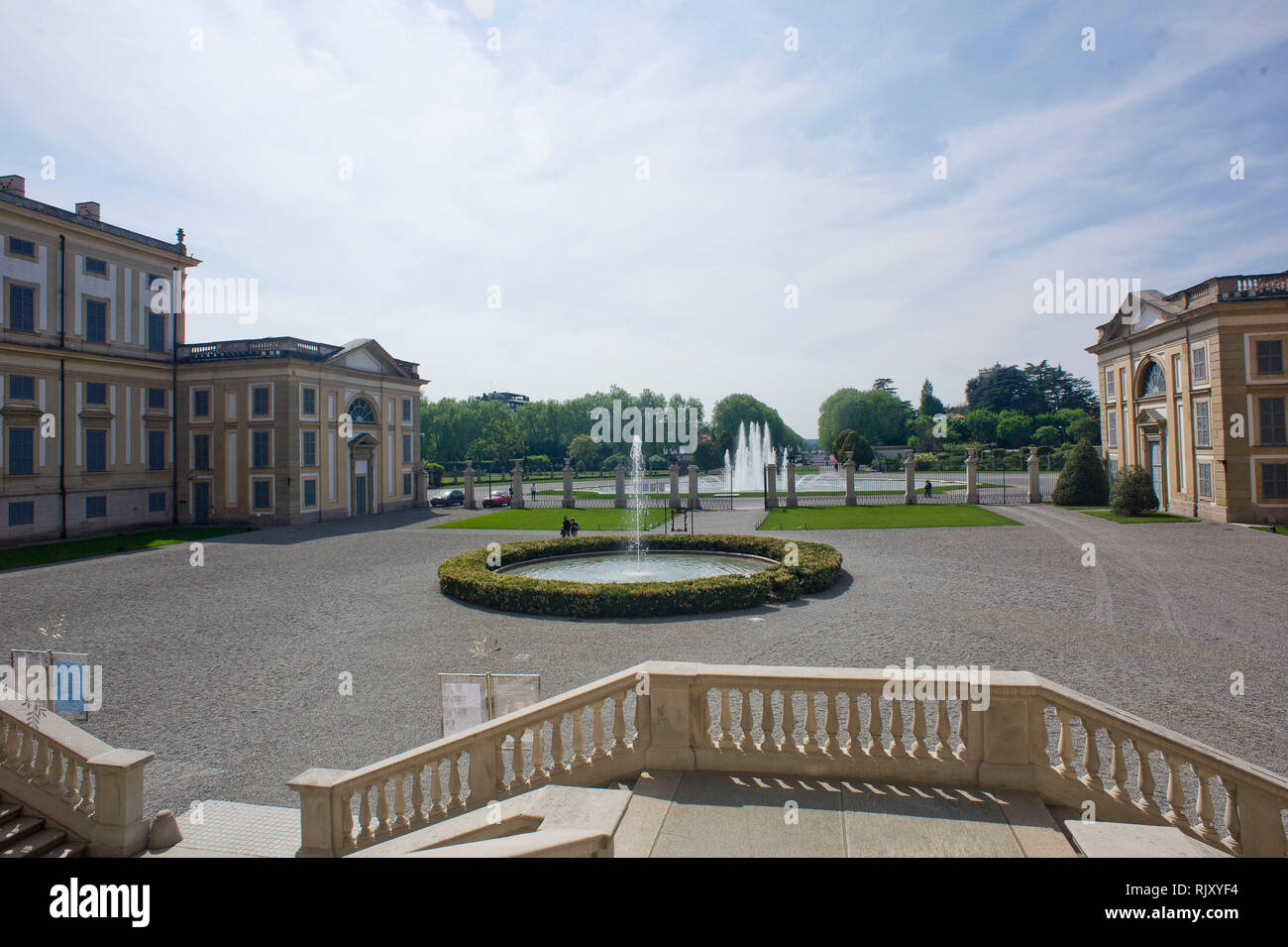 Savoy Haus, Villa Reale, Monza, Lombardei, Italien, Villa Reale neoklassizistischen Stil (Architekten Giuseppe Piermarini, 1773-80). Stockfoto